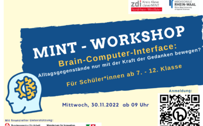 MINT -Workshop: Brain-Computer-Interface – „Alltagsgegenstände nur mit der Kraft der Gedanken bewegen?“